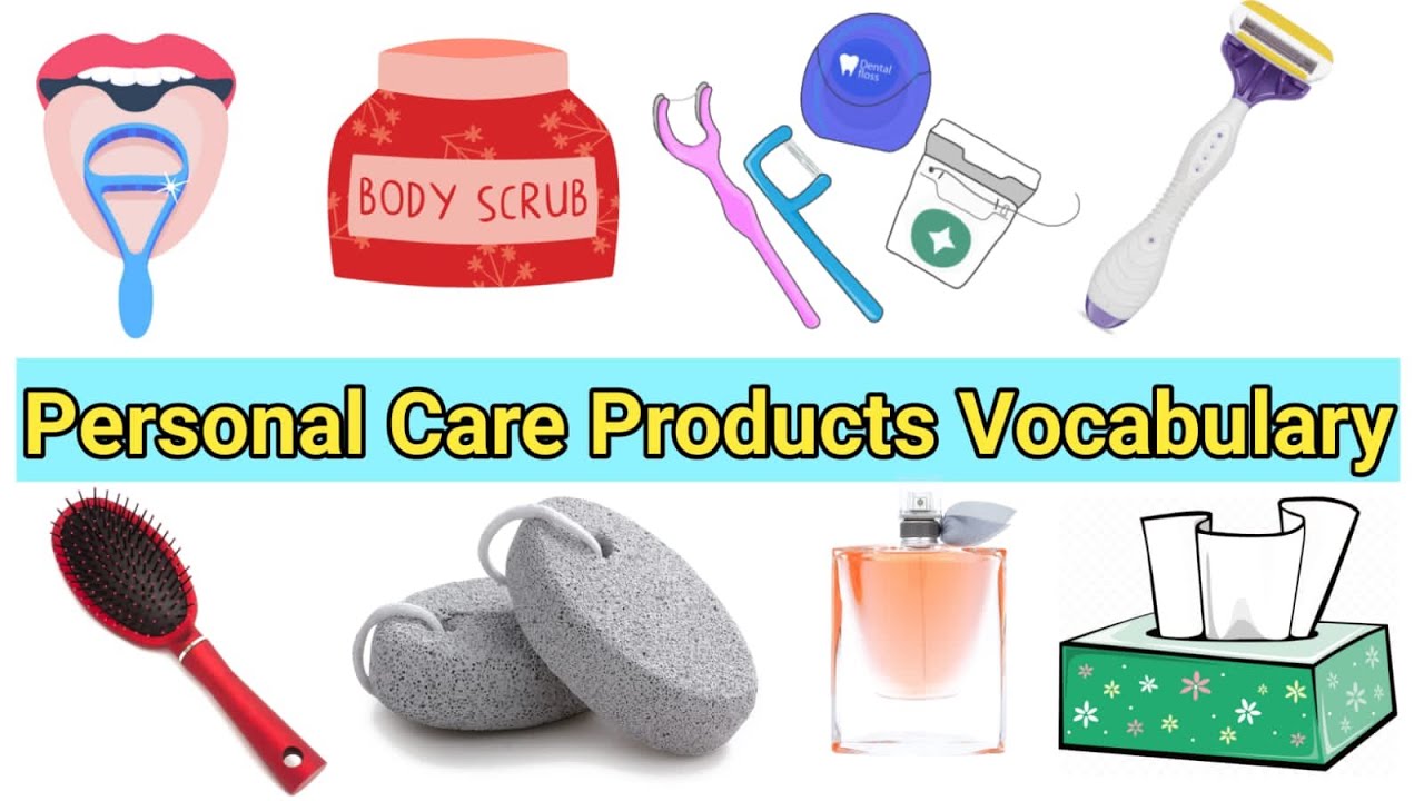 Personal Care Products Vocabulary | Names of Hygiene Products in Hindi & English With Pronunciation