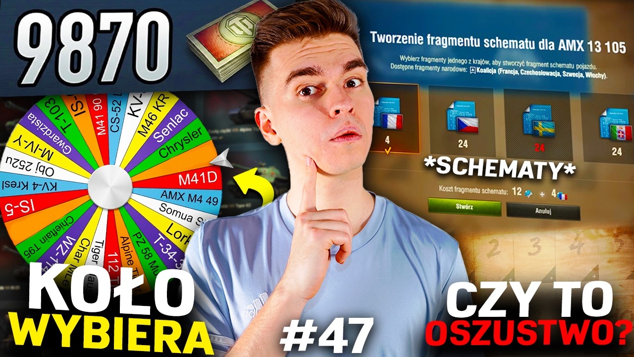 KOŁO FORTUNY WYBIERA NA CO WYDAM OBLIGACJE! - NOWE KONTO W WOT 2025 #47