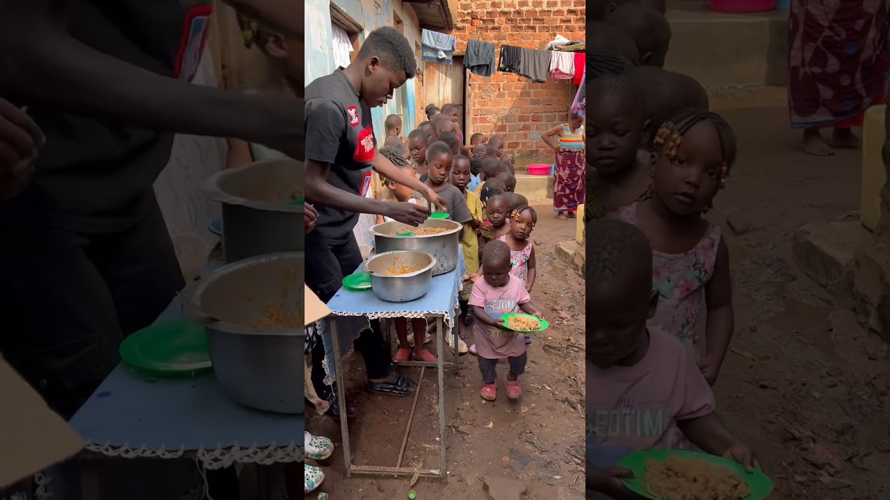 Feeding African Children with Food