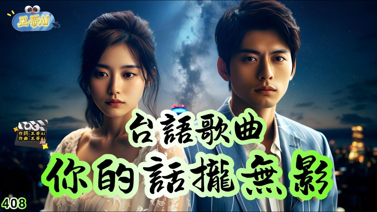 閩南語歌曲(408.你的話攏無影)放我孤單無人伴.心咧痛一聲聲 起畏寒.你的話攏無影 愛甲看破心酸酸.夢碎作一段段 割心肝 #王哥Ai #原創歌曲 #閩南語流行歌曲 #台語歌曲 #音樂 #ai歌手