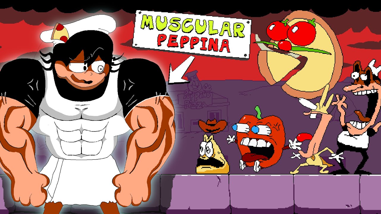PZman: Pizza Tower, but Peppina is Muscular