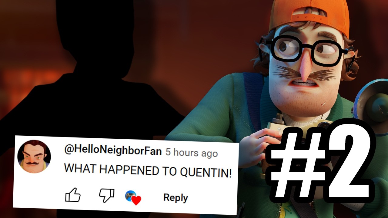 Что случилось с Квентином? | Ваши лучшие теории Hello Neighbor #2
