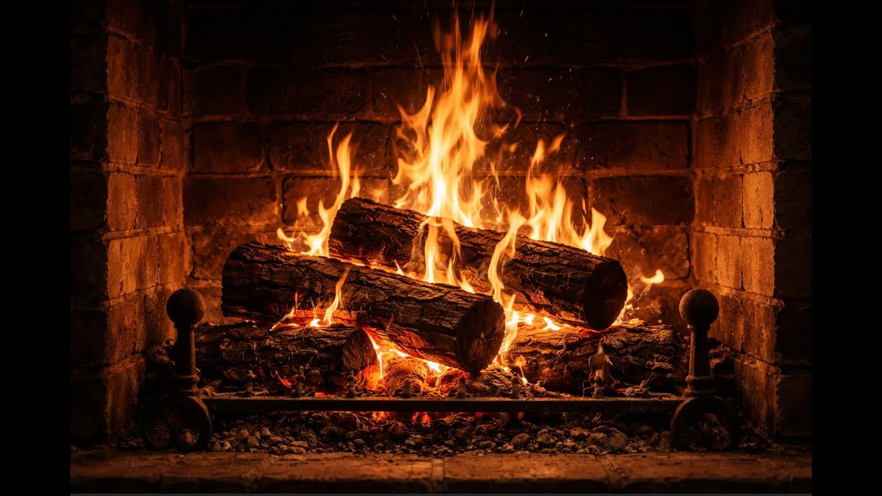 Fireplace | 10 hours | Relaxing | Sleeping