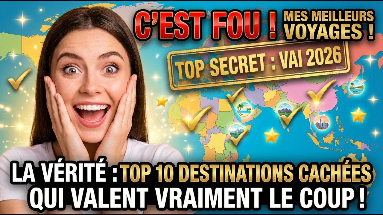 Top 10 des destinations qui valent VRAIMENT le coup, après mes déceptions