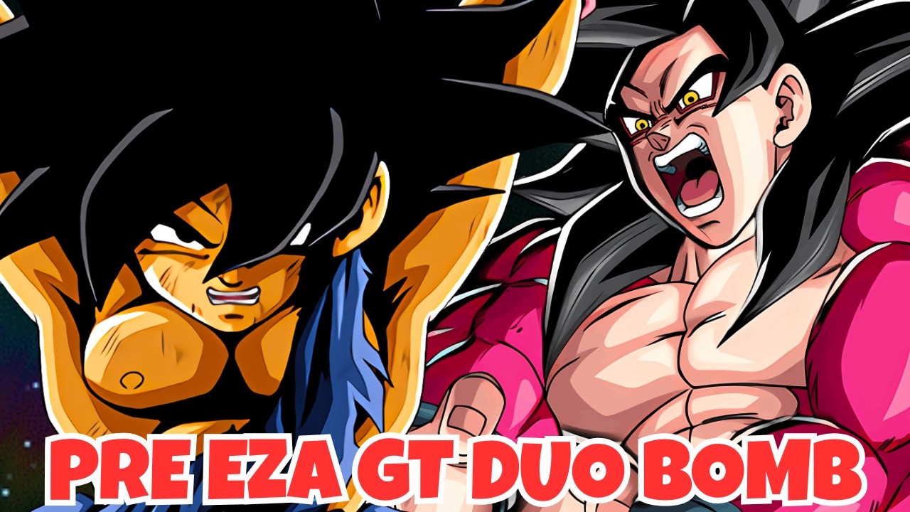 EZA VERY SOON! LR GT SPIRIT BOMB DUO PRE EZA SHOWCASE! SHOULD EZA NEXT WEEK (DBZ: Dokkan Battle)