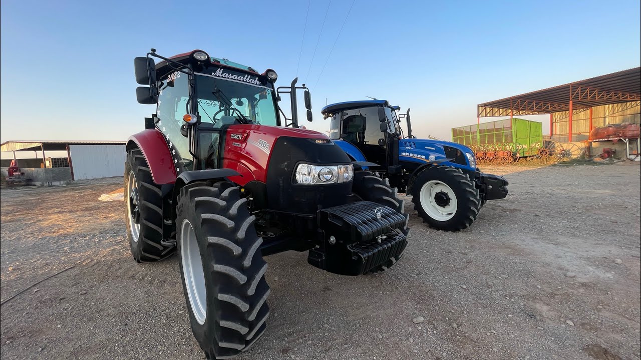 Yeni traktörümüz case farmal 110A & Newholland TR5110