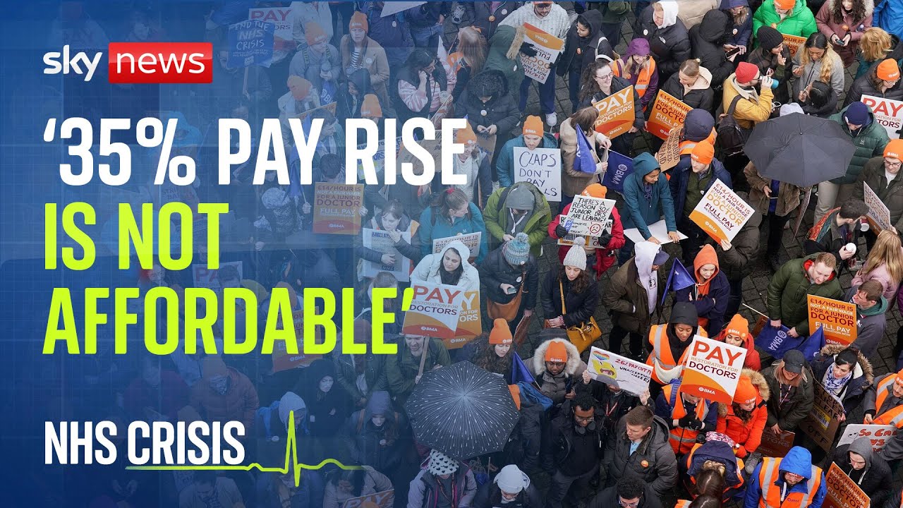 Strikes: Doctors 'have a point' but 35% pay rise 'is not affordable' - former health secretary