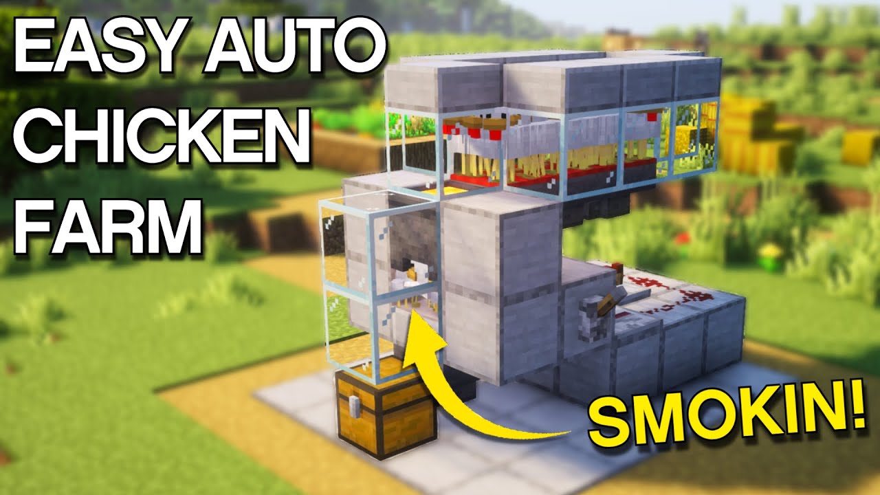 EASY AUTO COOKED CHICKEN | Minecraft Tutorials | Java 1.21.11