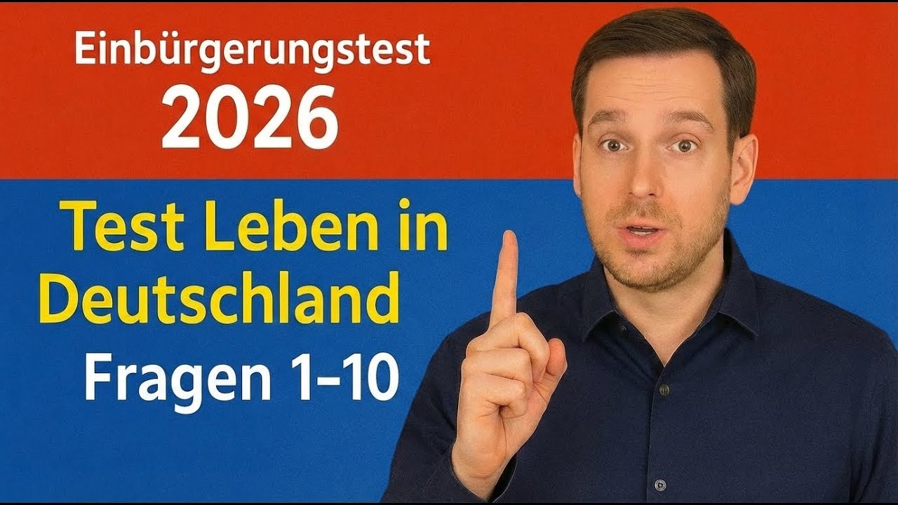 Einbürgerungstest 2026: Die ersten 10 offiziellen Fragen meistern