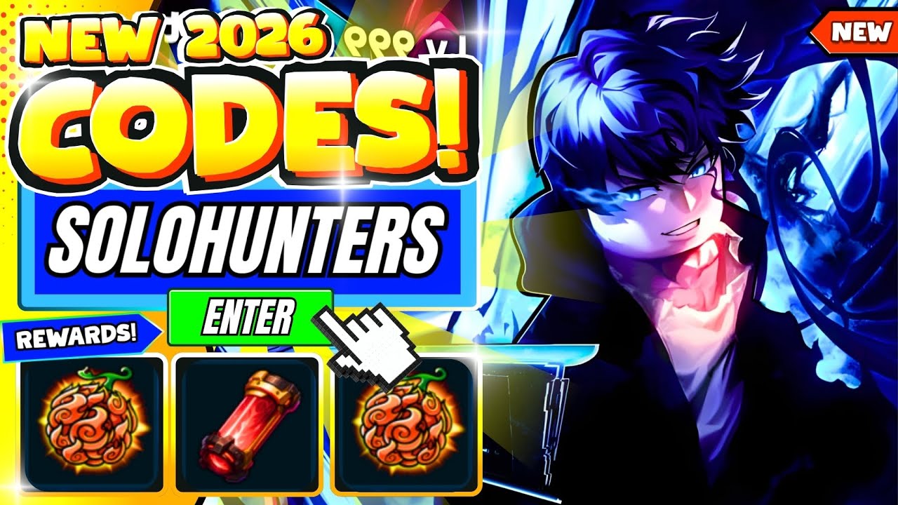 *NEW CODES!!* ALL NEW *WORKING* CODES IN SOLO HUNTERS CODES 2026 JANUARY! ROBLOX SOLO HUNTERS CODES