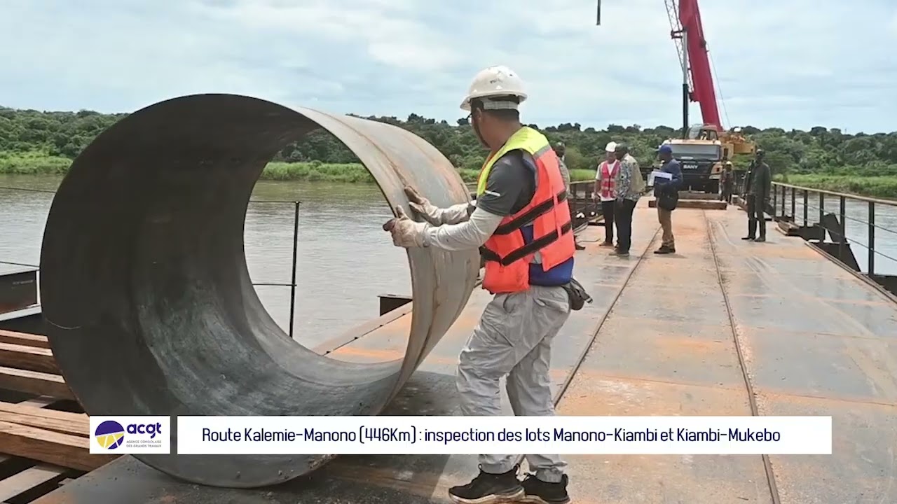 Route Kalemie-Manono (446Km) : inspection des lots Manono-Kiambi et Kiambi-Mukebo