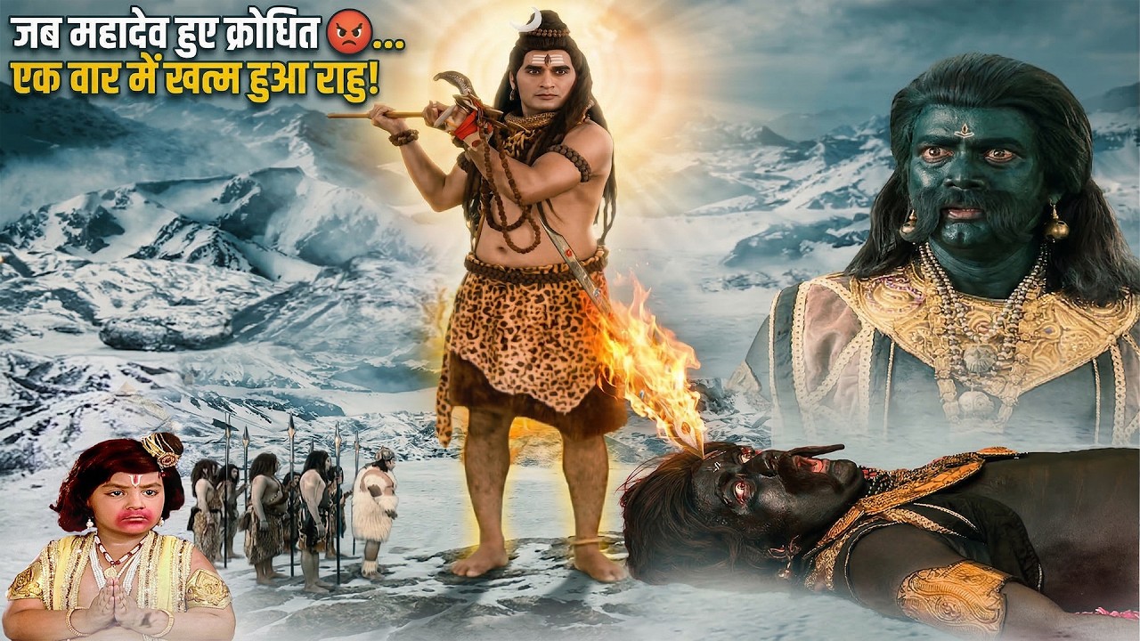 महादेव के क्रोध से राहु भस्म 😱 बज्रबाण से होगा संहार! | Jay Bajrang Bali