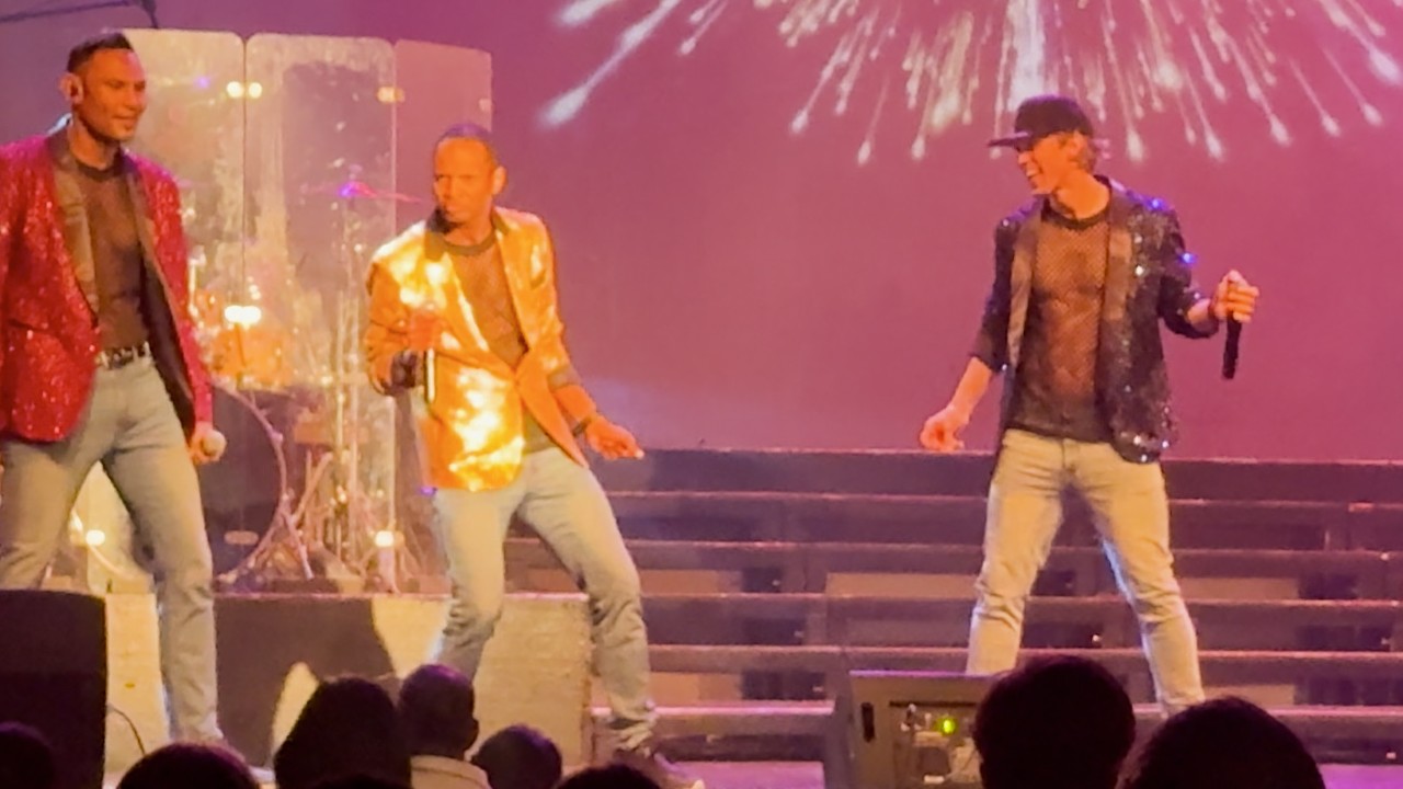 Love dancing & singing this with the boys. Billy Ocean