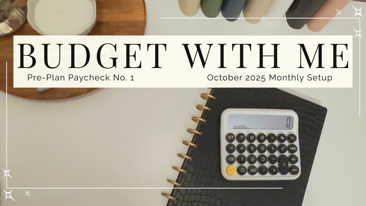 🧡October Setup🧡| Monthly Budget | $2,960 Paycheck No. 1 Budget With Me | Debt Free Journey