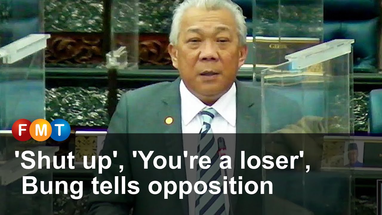 'Shut up', 'You're a loser', Bung tells opposition