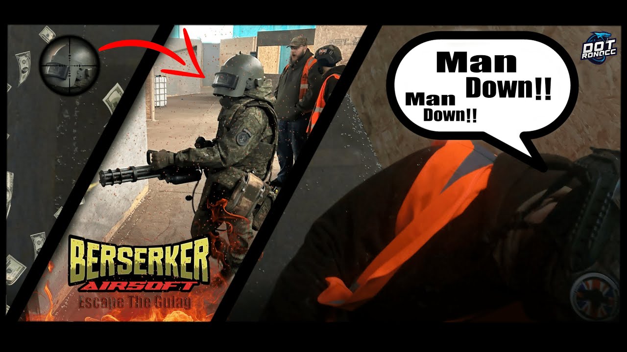 Airsoft Juggernaut! And My First Man Down Call! | Berserker Airsoft