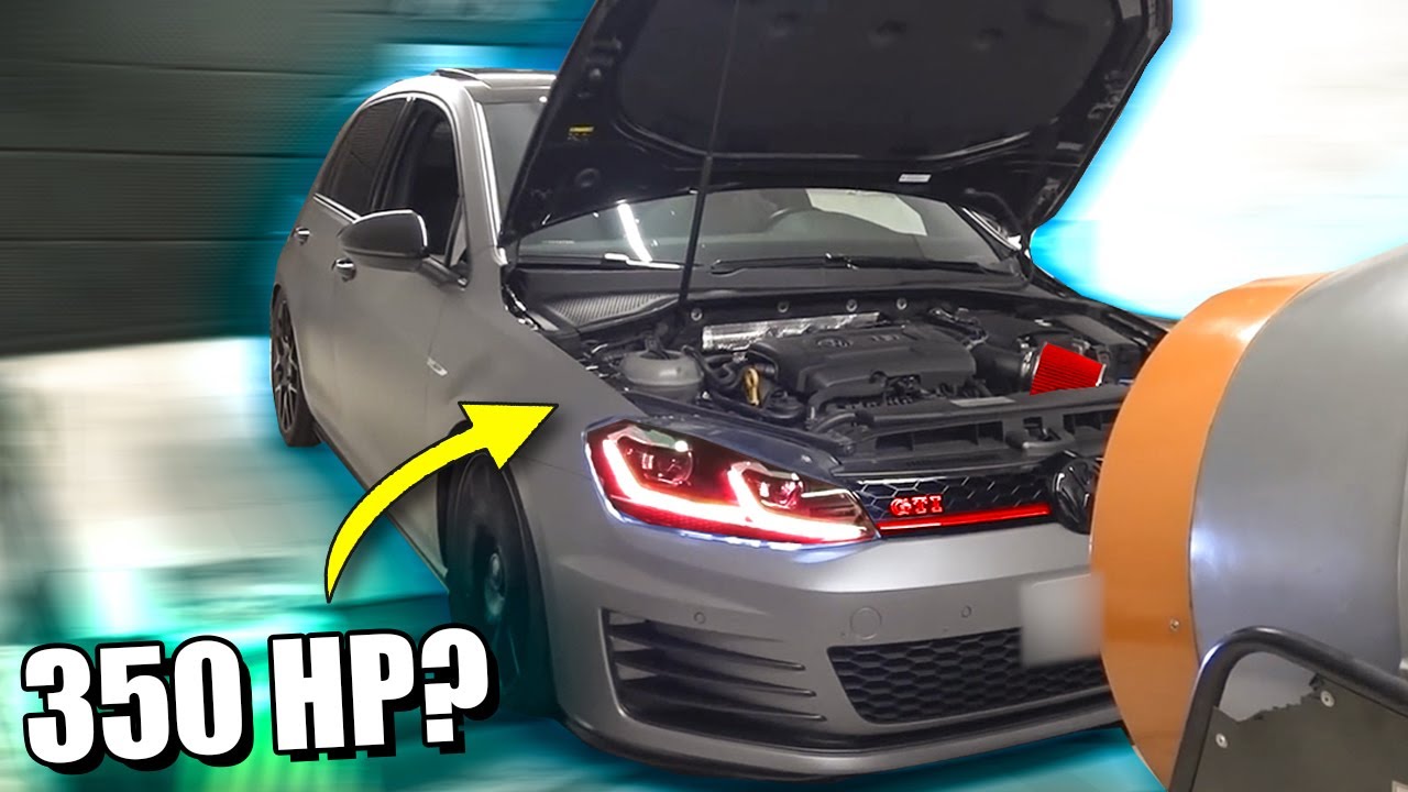 FINALMENTE PASSEI O GOLF GTI MK7 no DINAMÔMETRO! (JB4 MAPA 6)
