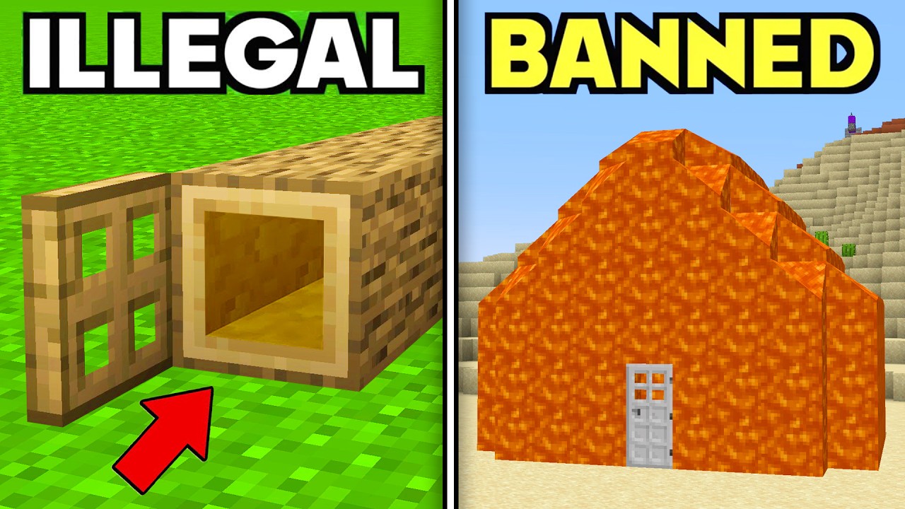 31 Illegal Houses In Minecraft