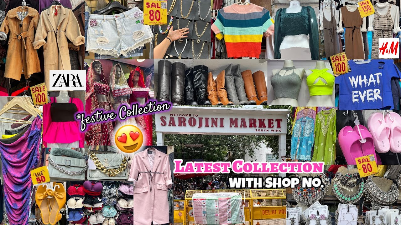 Sarojini Nagar Market Delhi | Latest Collection 2024 With Shop Number 