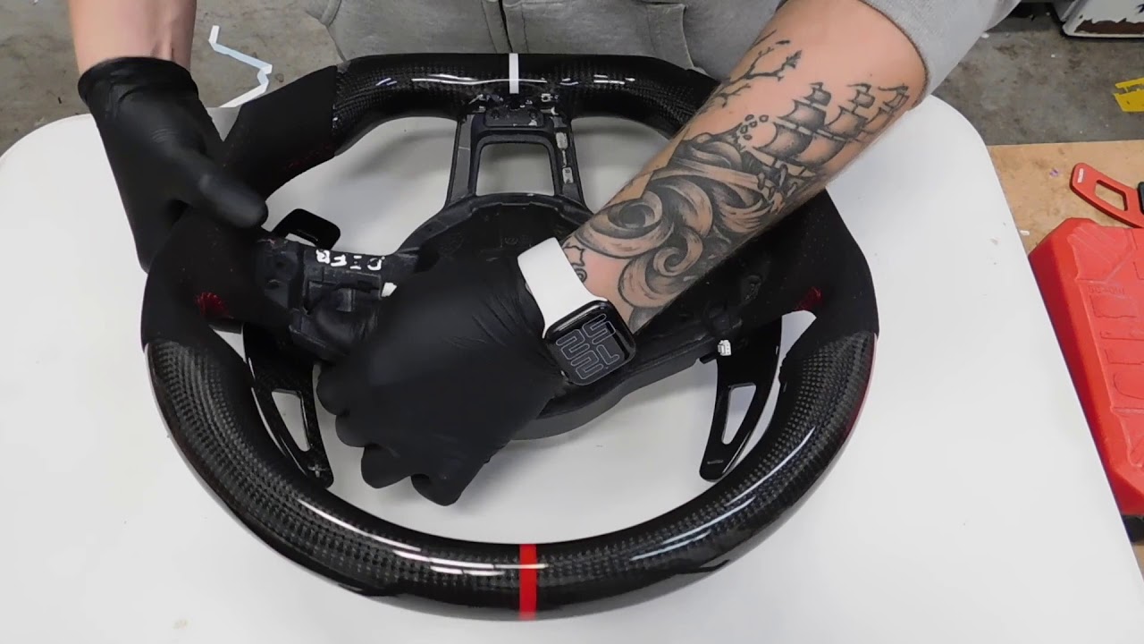 HOW TO FIT THE STEERING WHEEL AND CARBON PADDLE SHIFTERS TO VW GOLF MK7 GTI/R/GTD