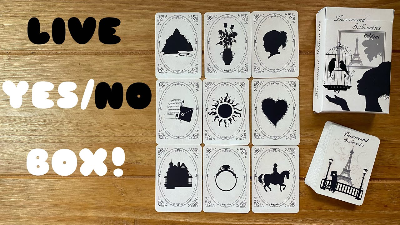 Answering a yes/no question live using the Lenormand box spread.