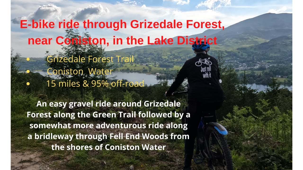 Easy gravel route (Green Trail) through Grizedale Forest followed by a more 'fun' bridleway