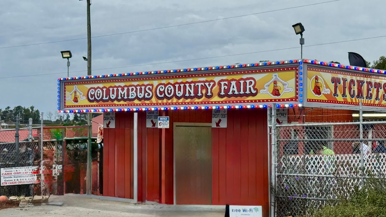 Fair Food, Animals & Crash Derby Fun | Columbus County Agricultural Fair 2025 🎡