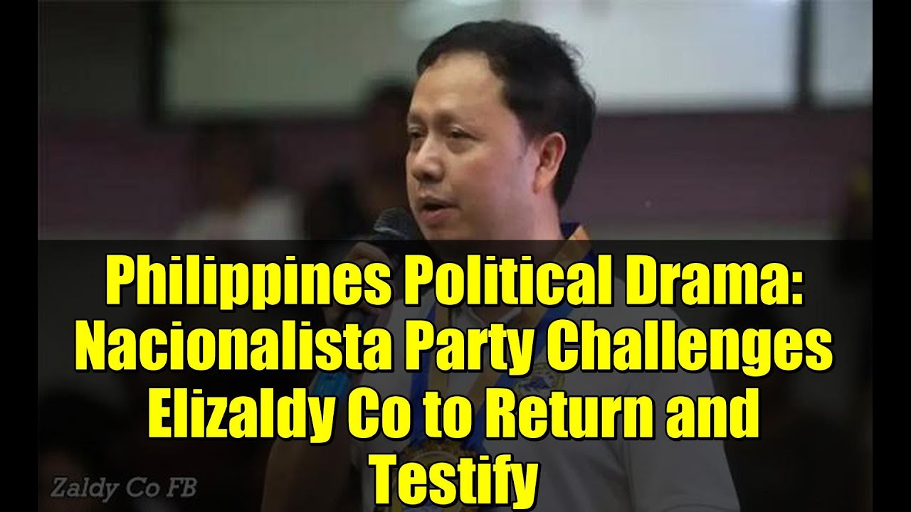 Политическая драма на Филиппинах: Националистическая партия призывает Элизалди Ко вернуться и дат...