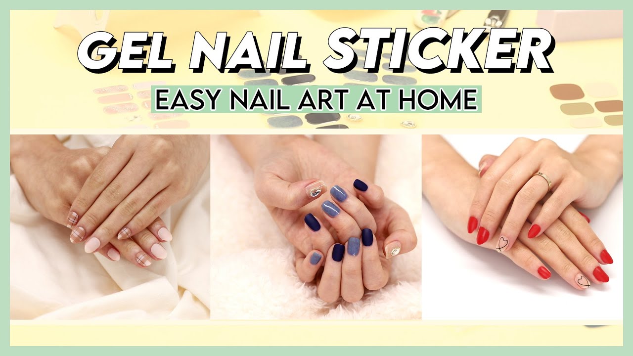 Easy At-Home Manicure | How to: Apply Gel Nail Stickers