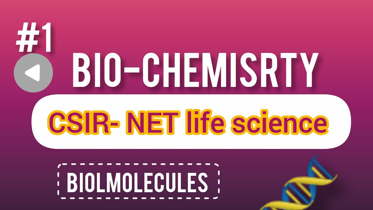 Biomolecules Complete Notes | CSIR NET Life Science & MSc Biology  Easy Explanation for Students