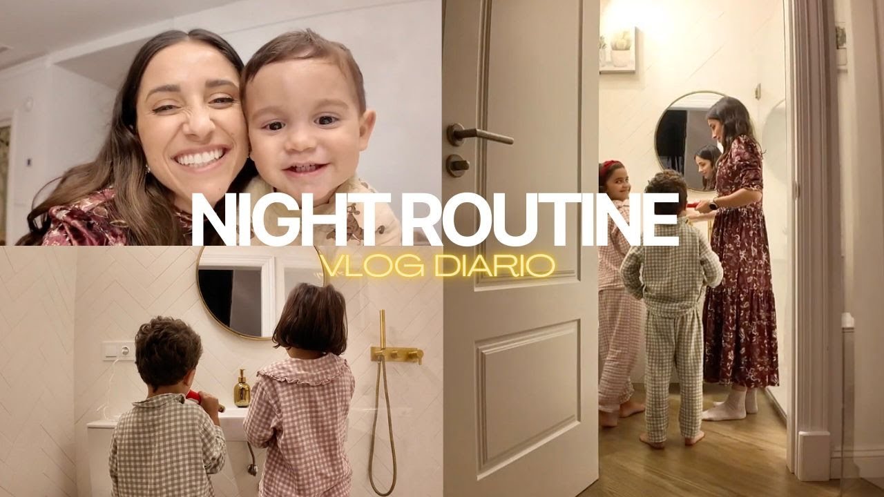 Night routine with three little ones 🌙 + I try the yogurt maker 🍦 | VLOG