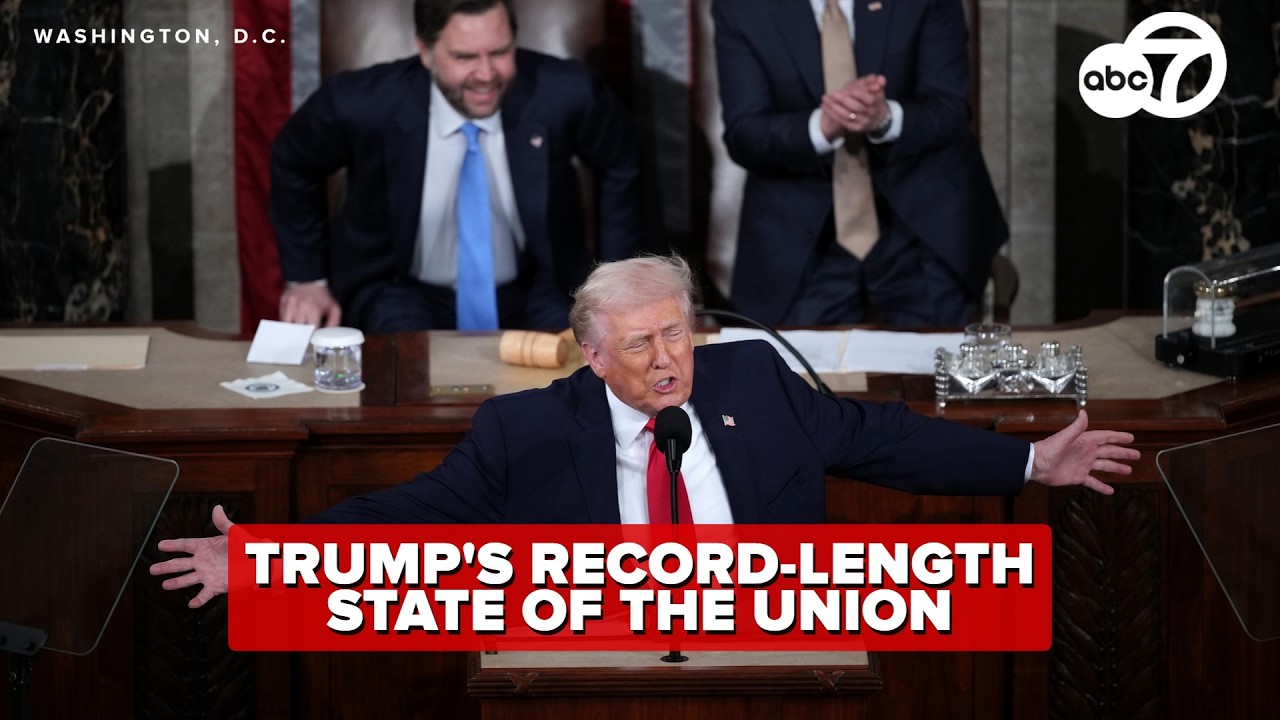 FULL SPEECH: President Trump boasts of a 'golden age' in record-length State of the Union