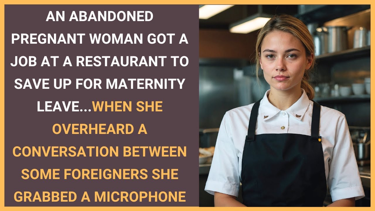 A woman got a job at restaurant to save up for maternity…then she overheard foreigners talking