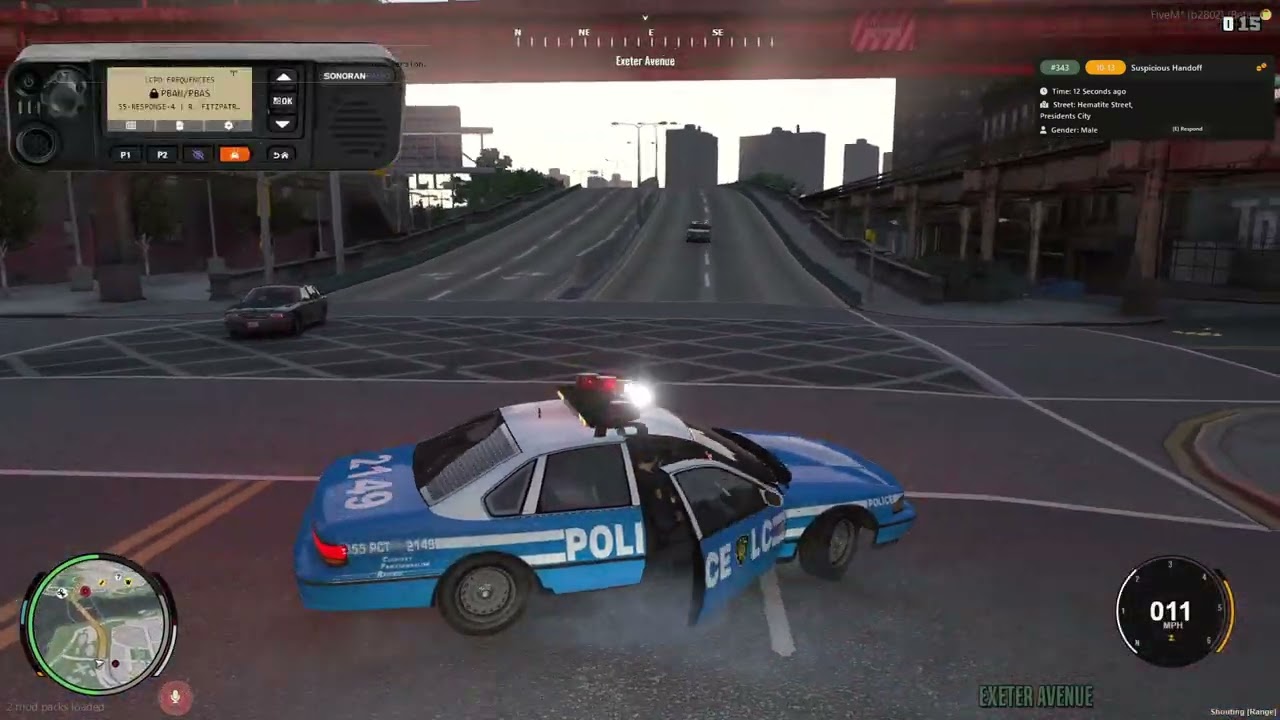(The90sRP) 55-RESPONSE Episode #2, foot chase on a fleeing suspect