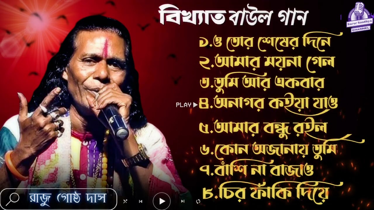 Nonstop Baul Songs 🎶 | রাজু গোষ্ঠ দাস | Best Heart Touching Bengali Baul Gaan 2026 | Surer Sandhya