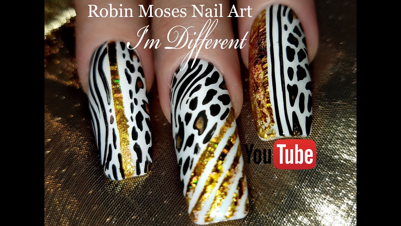DIY Diva Nail Art Design Tutorial | Fierce Animal print Nails