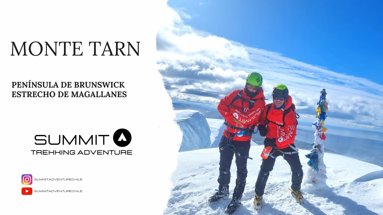 Monte Tarn Estrecho de Magallanes Invernal