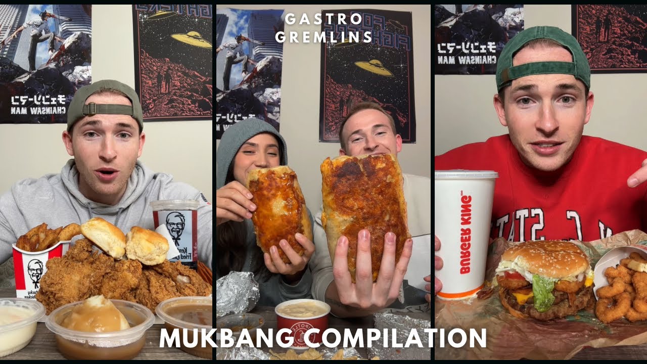 BEST MUKBANGS OF 2025 | GASTRO GREMLINS: Chipotle, Wingstop, KFC, and MORE