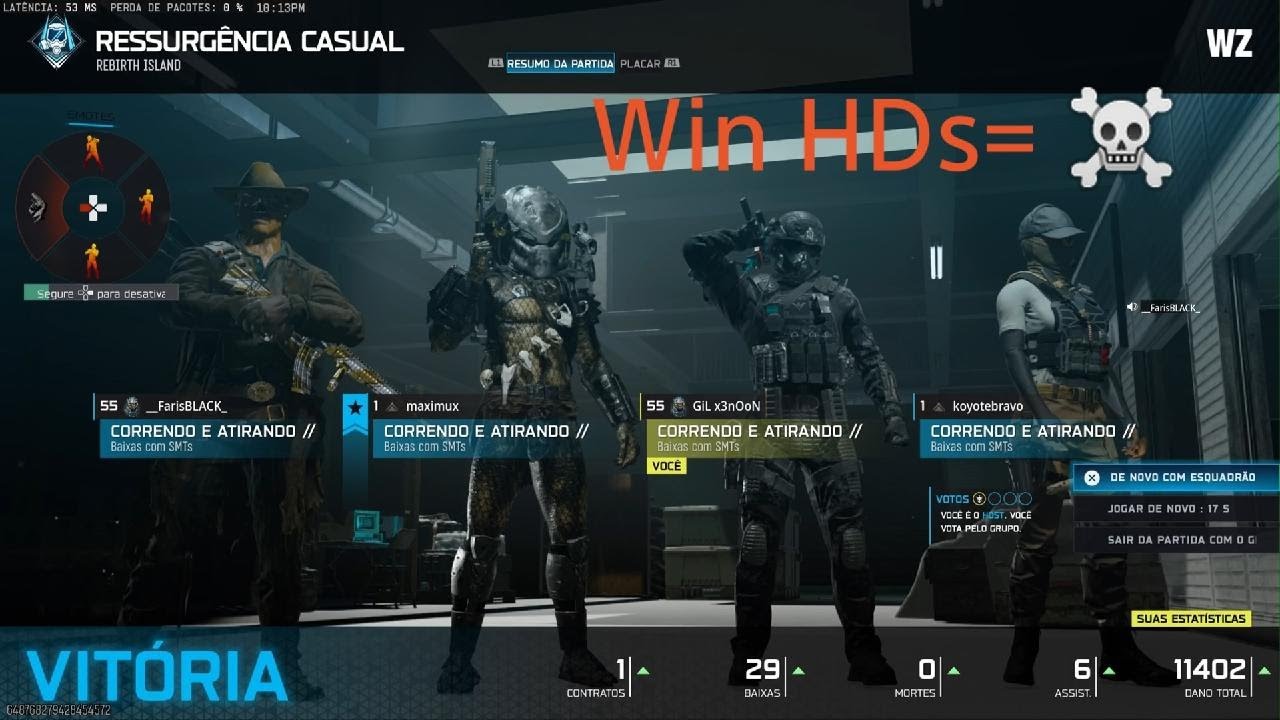 Call of Duty Win HDs= GiL x3nO.oN e FarisBLaCk Rebirth na neve