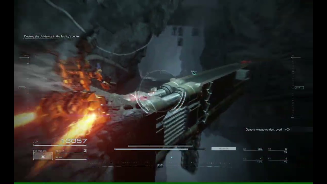 Tunnel Sabotage - Armored Core 6 Classic Tank - Radeon 780M Graphics/VKD3D