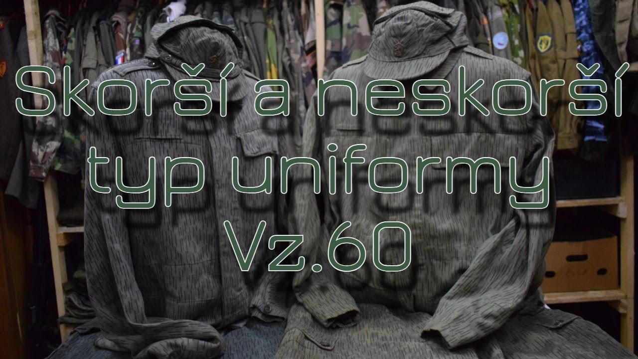 6# Výstrojová encyklopédia - Uniforma Vz.60 skorší a neskorší model