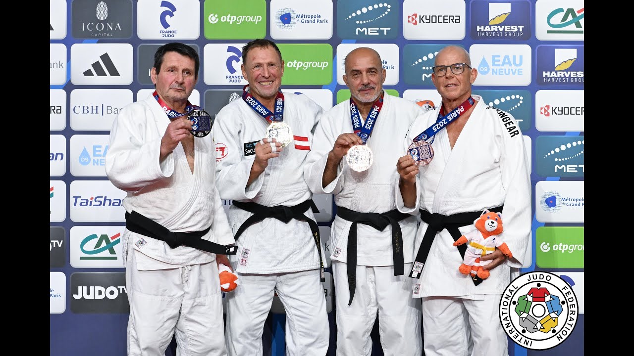 Reinhold Kurz Judo Veteran Worldchampion Paris 2025 M8 bis 81 kg