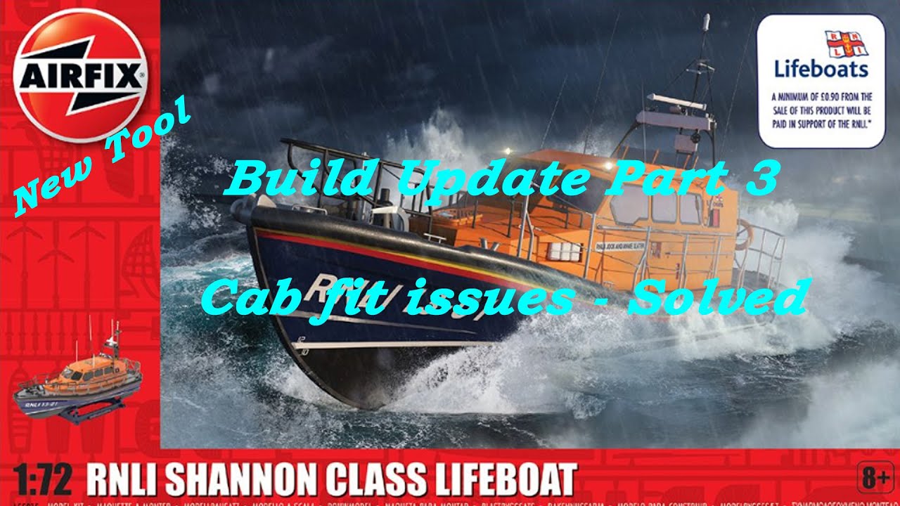 Airfix 1:72nd Scale Shannon Class Lifeboat Build Update Part 3 #airfix #rnli #scalemodel