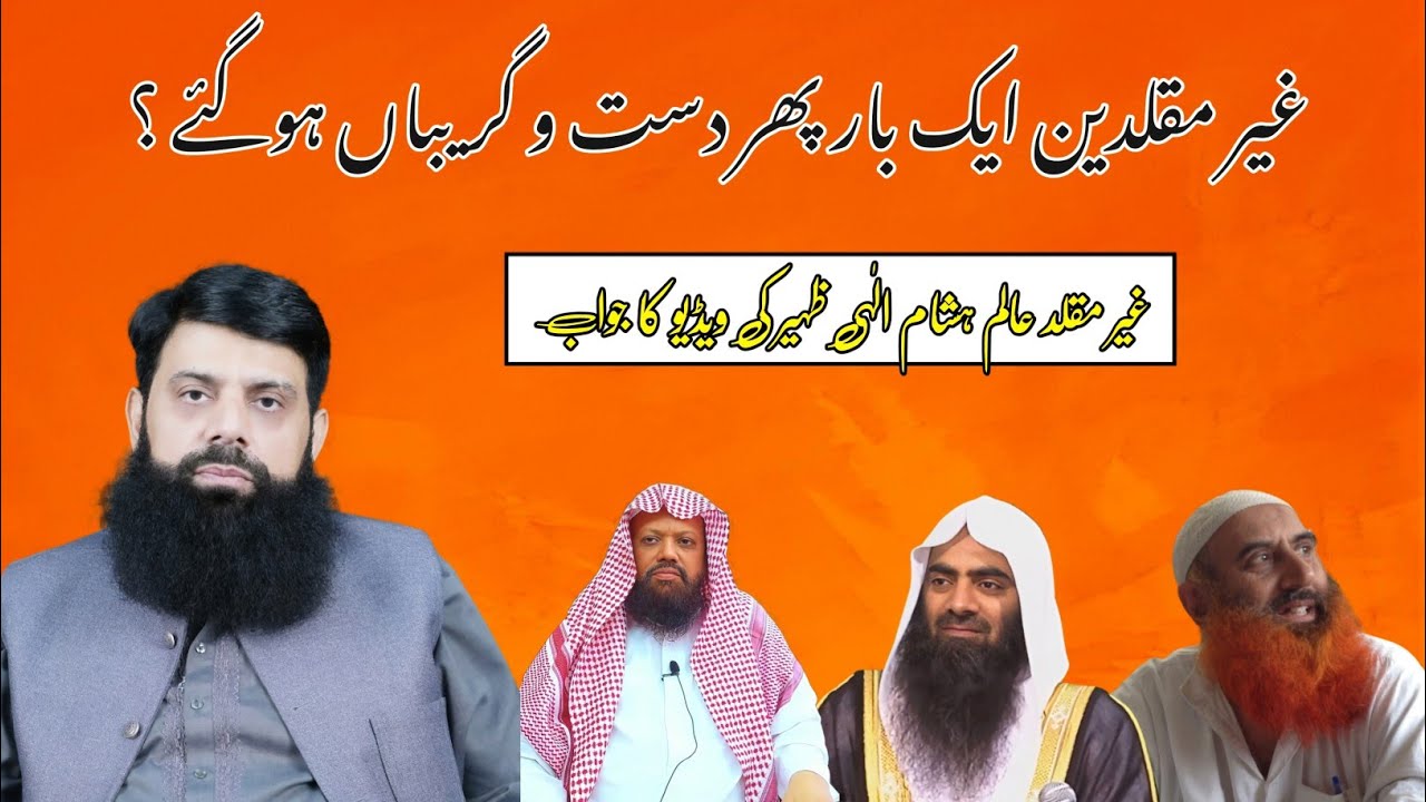 Kya Ahle Hadeeso me ikhtilaf Nahi he ?? Allama Hisham Elahi Zaheer ko jawab | Hanfi Deobandi