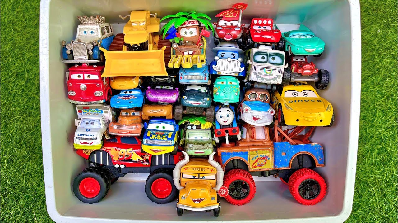 Disney Pixar Cars Unboxing Review | Lightning Mcqueen, Tow Mater, Doc Hudson, Sally Carrera, Cruz