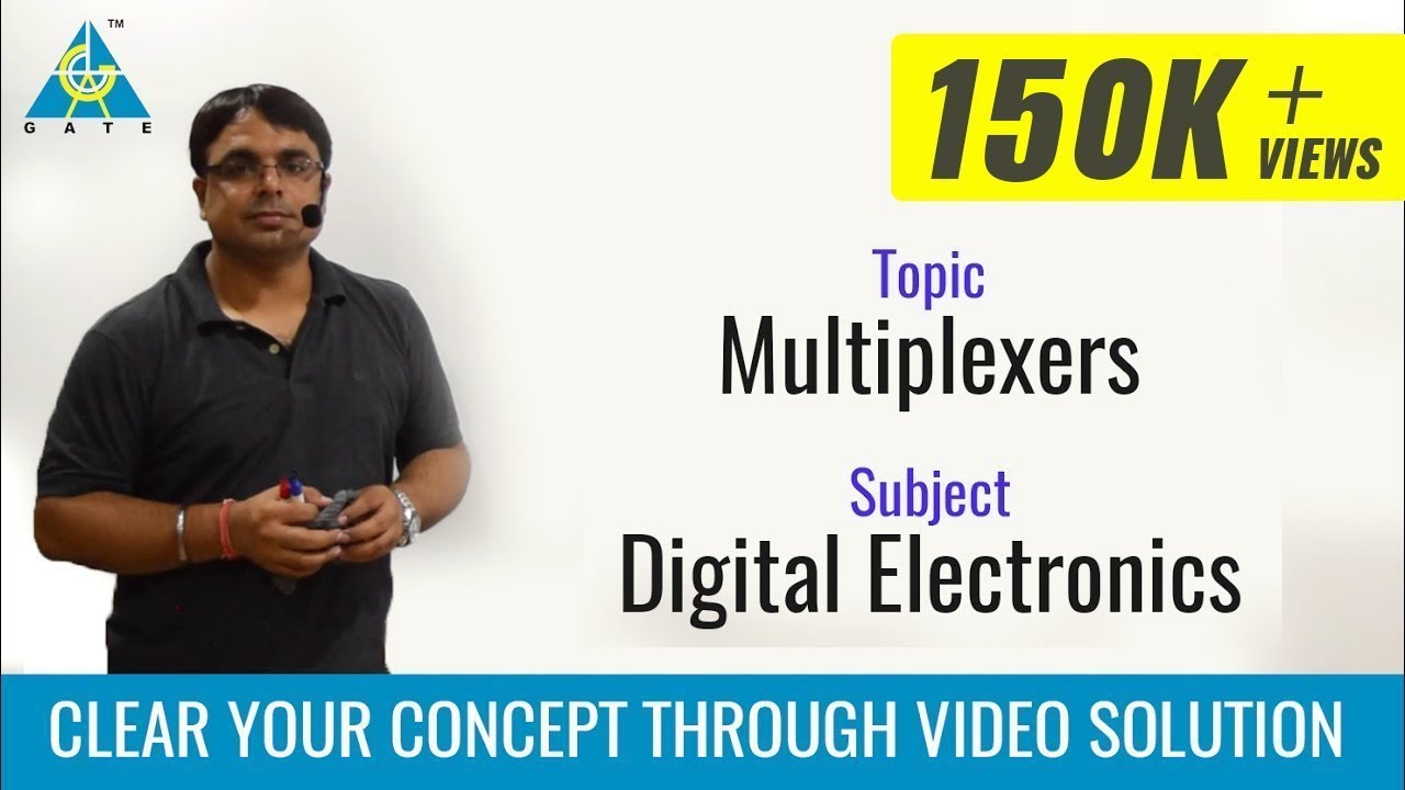 GATE Lecture on Introduction to Multiplexer (part-1) (Digital Electronics) (Hindi Language )