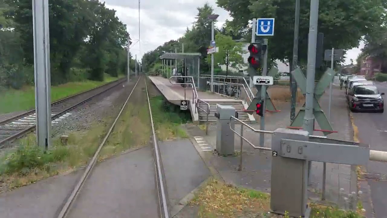 Führerstandsmitfahrt U 79. Duisburg Kesselsberg - Düsseldorf Hauptbahnhof.