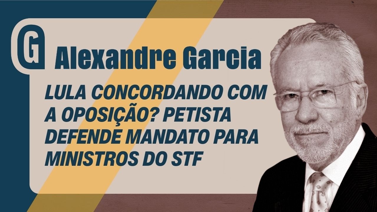 ALEXANDRE GARCIA: Até Lula cansou do Toffoli: Presidente critica ministros que ficam décadas no STF