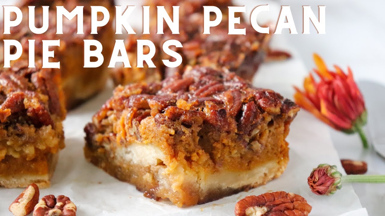 Heavenly Pumpkin Pecan Pie Bars | Anitas Delights