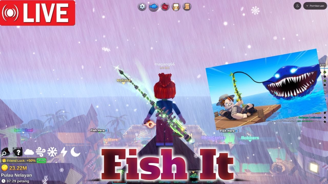 🔴Live Fish It: Leviathan Hunts 
